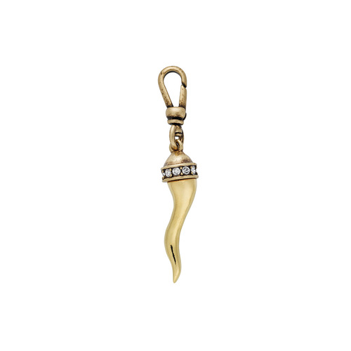 TRESORS HORN CHARM on a white background