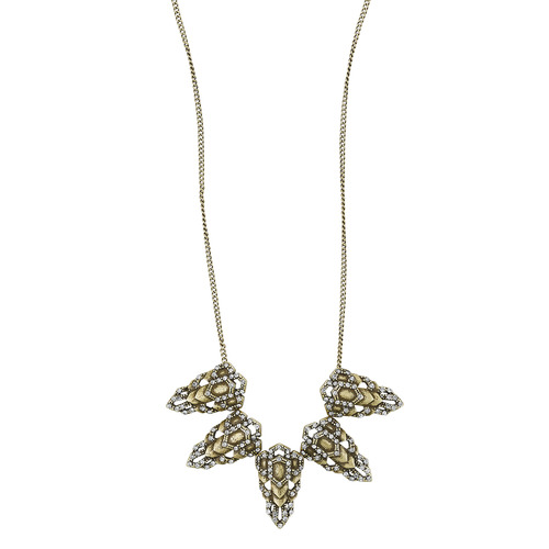 DECO CASCADE PETITE COLLAR NECKLACE on a white background
