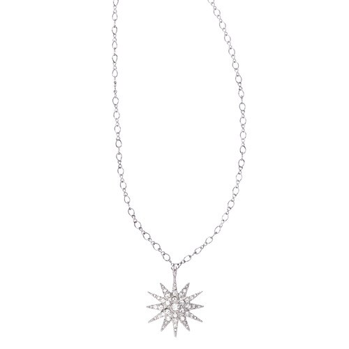 Deco Starbust Pendant  on a white background