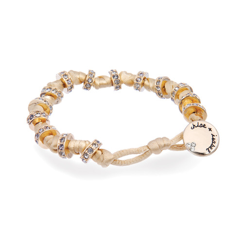 Knots + Bolts Wrap Bracelet on a white background