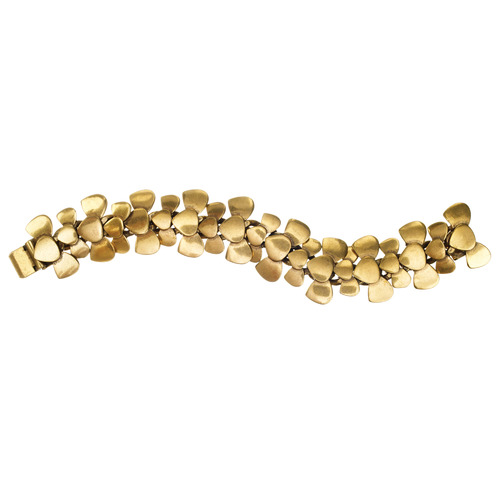 Metal Teardrop Flex Bracelet on a white background