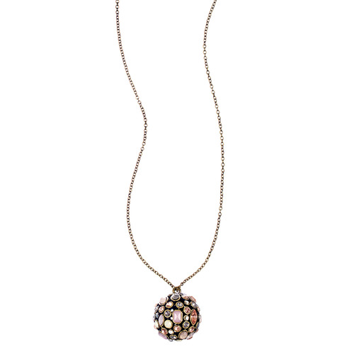 Crème de la Crème Clustered Ball Pendant on a white background