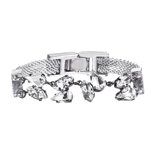Cascading Crystals Flex Bracelet on a white background