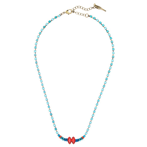 Petite Marquise Crystal Collar Necklace on a white background