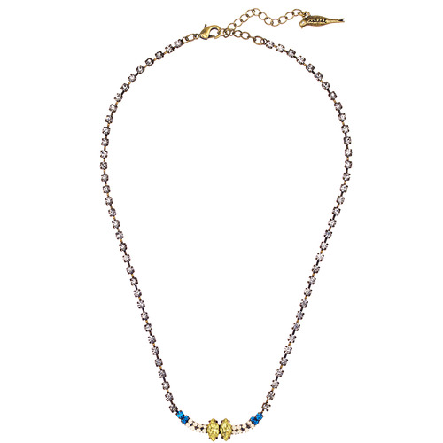 Petite Marquise Crystal Collar Necklace on a white background