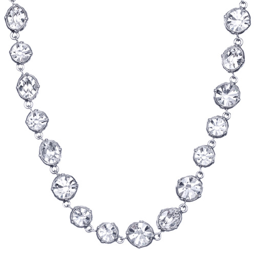 Brilliant Crystal Necklace on a white background