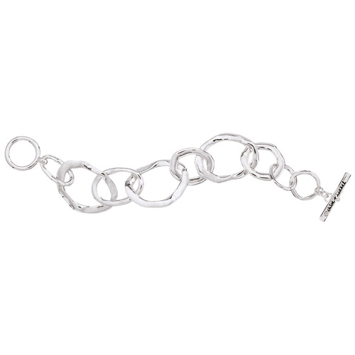 Organic Link Toggle Bracelet on a white background