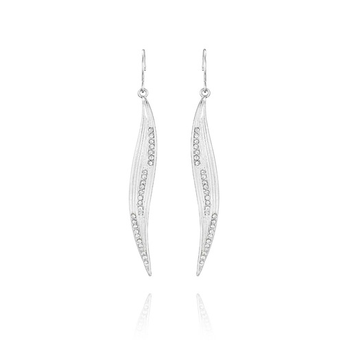 Radiant Reeds Drop Earrings on a white background