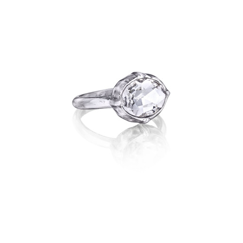 Brilliant Crystal Ring on a white background