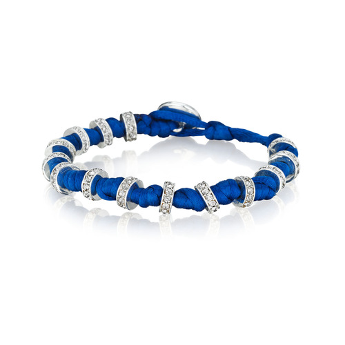 Knots + Bolts Wrap Bracelet on a white background