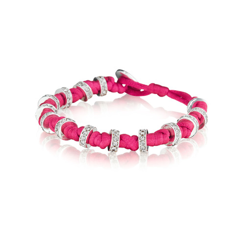 Knots + Bolts Wrap Bracelet on a white background