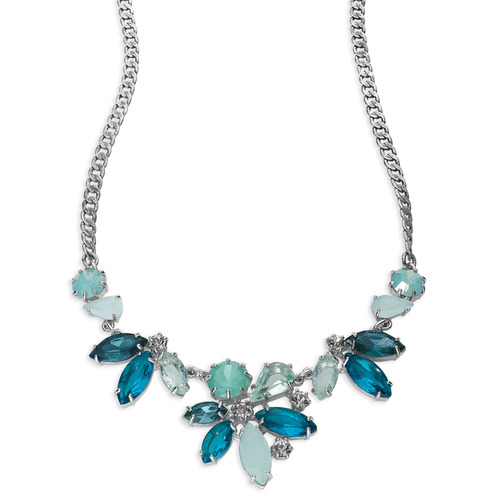 Color Burst Collar Necklace on a white background