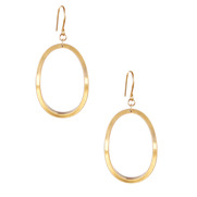 Oval Drop Earrings