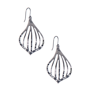 Cut Out Petal Drop Earrings