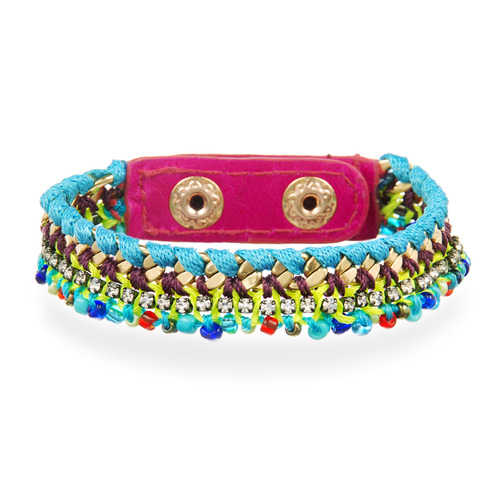 Beaded + Braided Wrap Bracelet