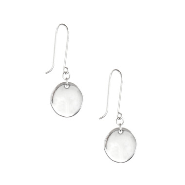 Paillette Linear Drop Earrings on a white background